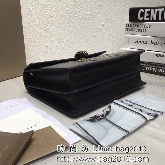 BVLGARI寶格麗 專櫃新品 Serpenti Forever系列 雙層蛇頭包 鏈條單肩斜挎包 B285887 FYD1076